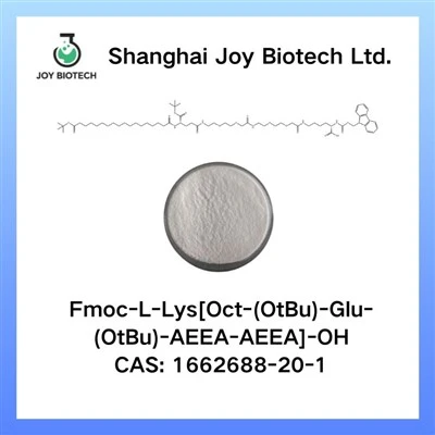 Fmoc-L-Lys[Oct-(OtBu)-Glu-(OtBu)-AEEA-AEEA]-OH